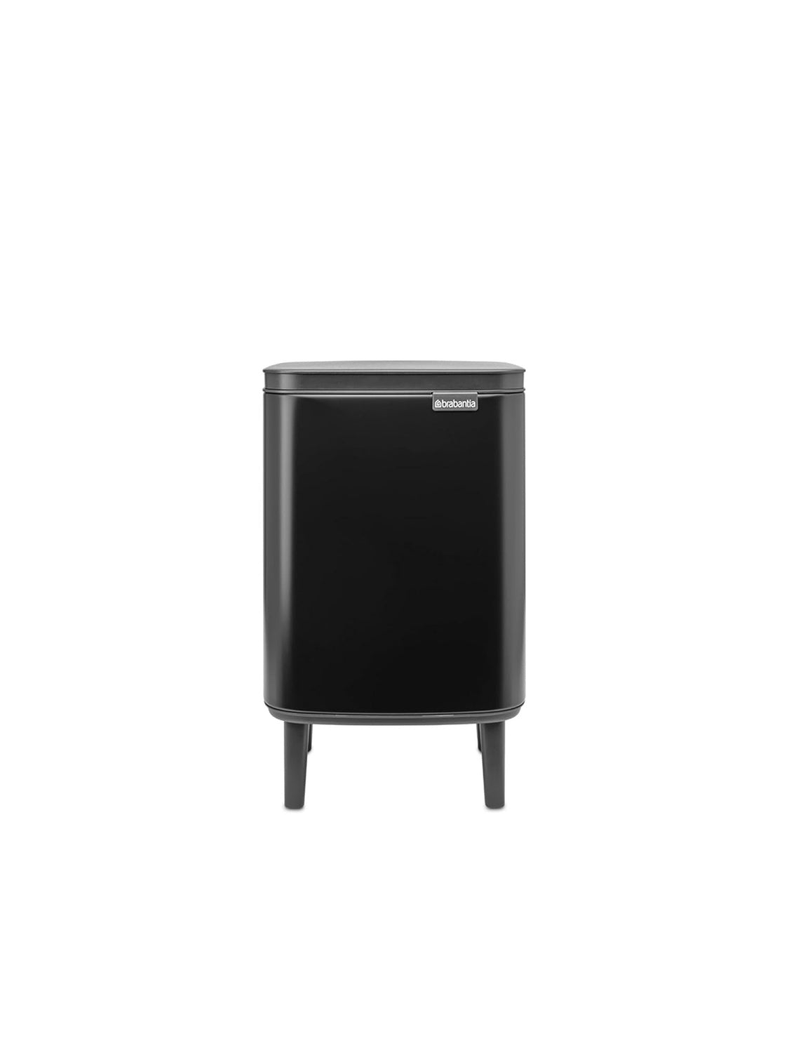 Cubo de Basura Compacto con Tapa de Cierre Suave para Bano, Dormitorio y Oficina