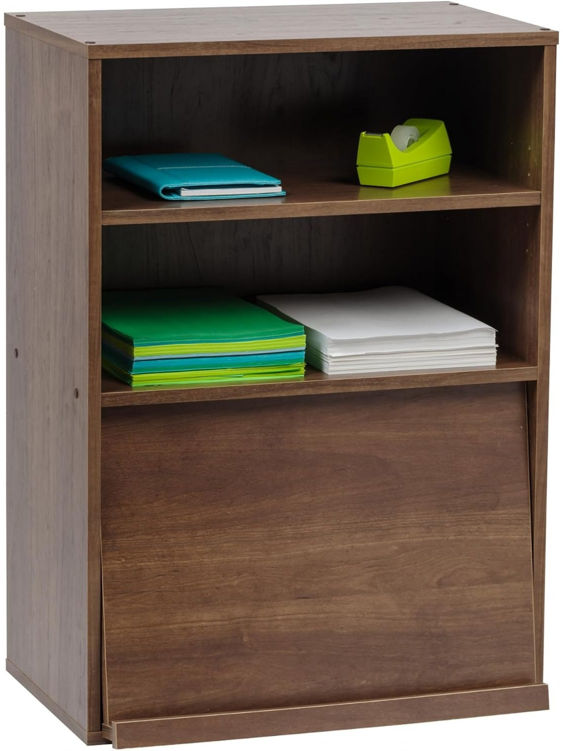 Armario de Almacenamiento con Puertas Plegables y Estantes Regulables para Hogar u Oficina
