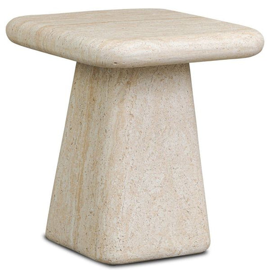 Mesa consola Eleana, caramelo claro y bronce